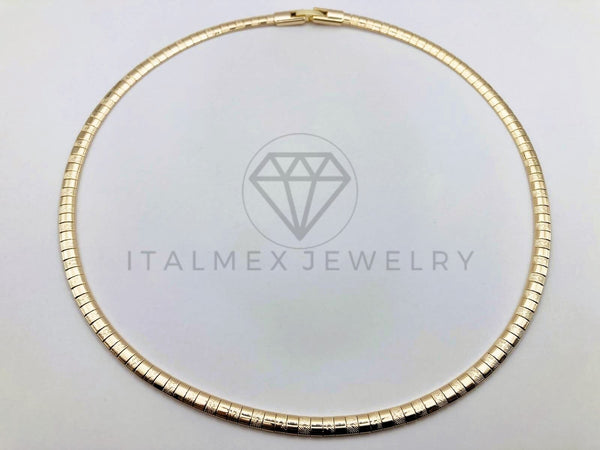 Cadena Italiana - 106178 - Estilo Rolex Estrella 4mm x 16 Pulgadas - Oro Laminado 18K