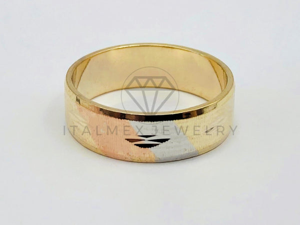 Anillo de Dama - 106100 - Argolla Diamantada Florentino - Oro Laminado