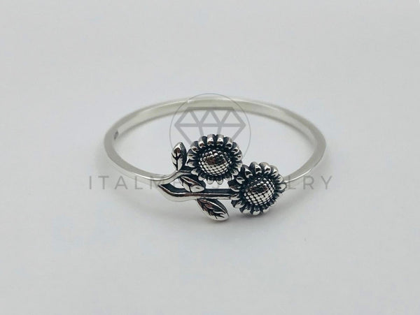 Anillo de Lujo - 105940 - Anillo Girasoles Plata .925