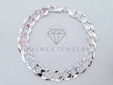 Pulsera Cubana Miami 10mm - Plata .925