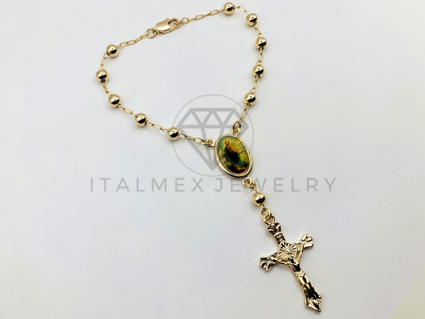 Pulsera Elegante - 102098 - Misterio de San Judas Tadeo Oro Laminado 18K