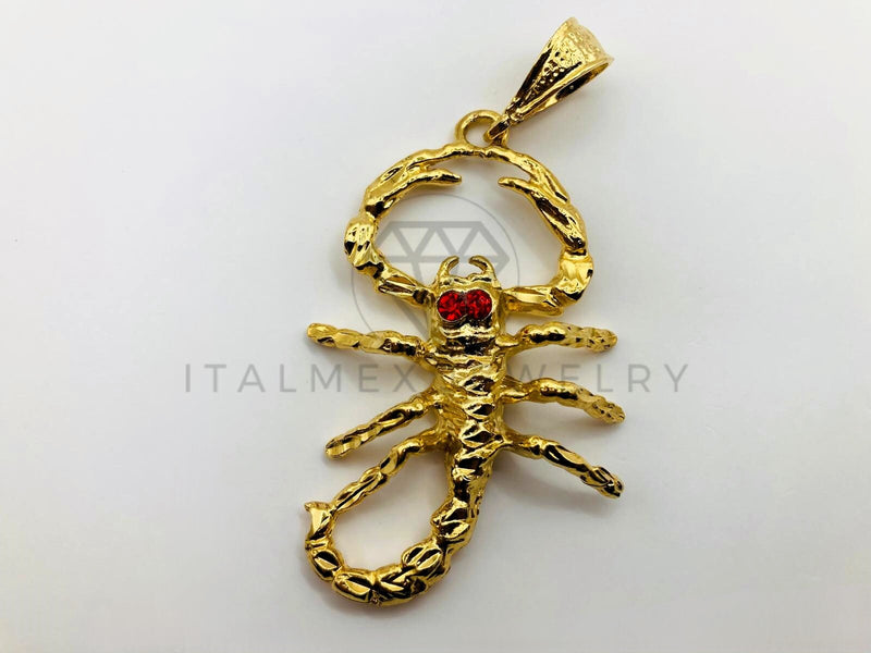 Dije de Lujo - 100516 - Dije de Alacrán con Circonia -  Oro Laminado 18K