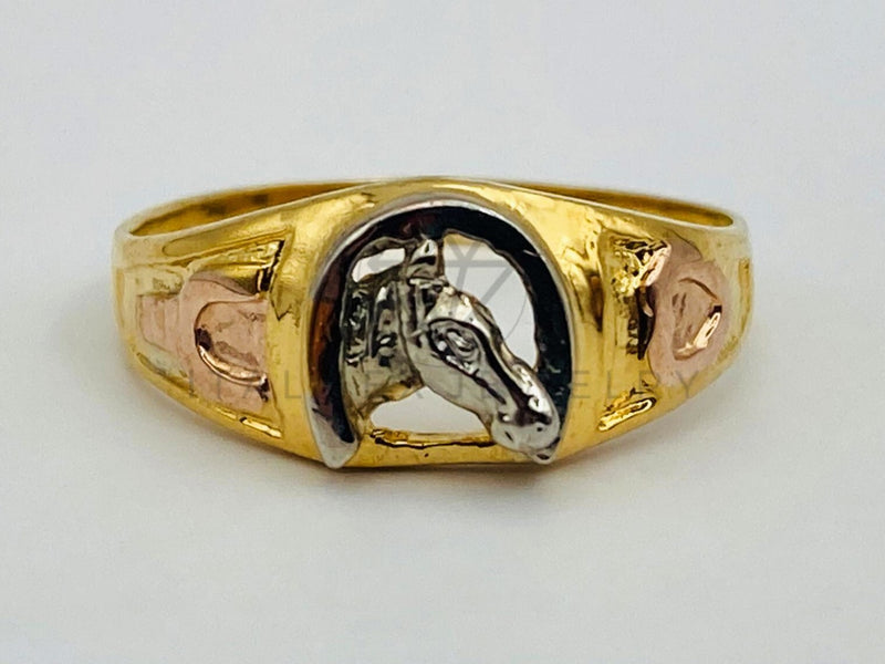 Anillo de Niño - 101600 - Anillo de Niño Estilo Herradura Oro Laminado 18K