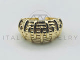 Anillo de Dama - 105551 - Diseño Cruces Dorado Ajustable Oro Laminado 18K