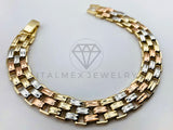 Pulsera de Lujo - 106202 - Pulsera Extensible Rolex 3 Oros - Oro Laminado