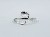 Anillo de Lujo - 106065 - Anillo Serpiente Ajustable - Plata .925