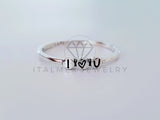 Anillo de Dama - 105050 - Anillo "I Love You" Plata .925