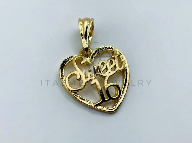 Dije de Lujo - 105731 - Dije Sweet 16 Oro Laminado 18K