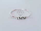 Anillo de Dama - 105050 - Anillo "I Love You" Plata .925