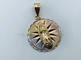 Dije de Lujo - 105716 - Dije Virgen de Guadalupe Chico Oro Laminado 18K