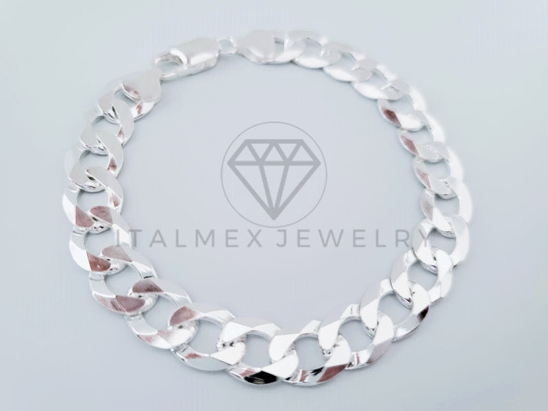 Pulsera Cubana 10mm - Plata .925