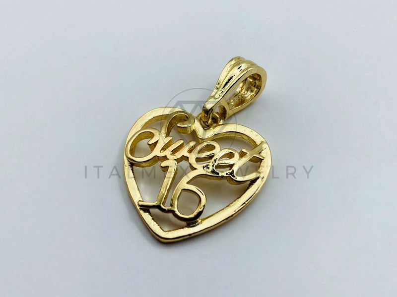 Dije de Lujo - 105731 - Dije Sweet 16 Oro Laminado 18K