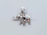 Dije No Religioso - 104831 - Dije Elefante Liso Chico - Plata .925