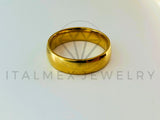 Anillo de Lujo - 105446 - Argolla Lisa 6mm Oro Laminado 18K