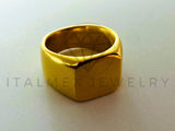 Anillo de Lujo - 105452 - Anillo Placa Lisa Oro Laminado 18K