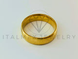 Anillo de Lujo - 105446 - Argolla Lisa 6mm Oro Laminado 18K