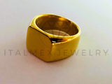 Anillo de Lujo - 105452 - Anillo Placa Lisa Oro Laminado 18K