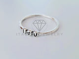 Anillo de Dama - 105050 - Anillo "I Love You" Plata .925