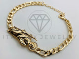 Pulsera de Lujo - 105631 - Esclava Dije San Judas Oro Laminado 18K