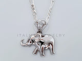 Dije No Religioso - 104831 - Dije Elefante Liso Chico - Plata .925