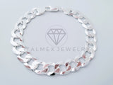 Pulsera Cubana 10mm - Plata .925