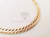 Pulsera de Lujo - 105284 - Pulsera Tejido Rolex 8mm - Oro Laminado 18K