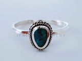 Anillo de Dama - 104985 - Anillo Taxco Azul Turquesa Plata .925