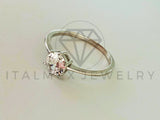 Anillo de Plata - 105425 - Anillo Matrimnio Solitario 6mm Plata .925