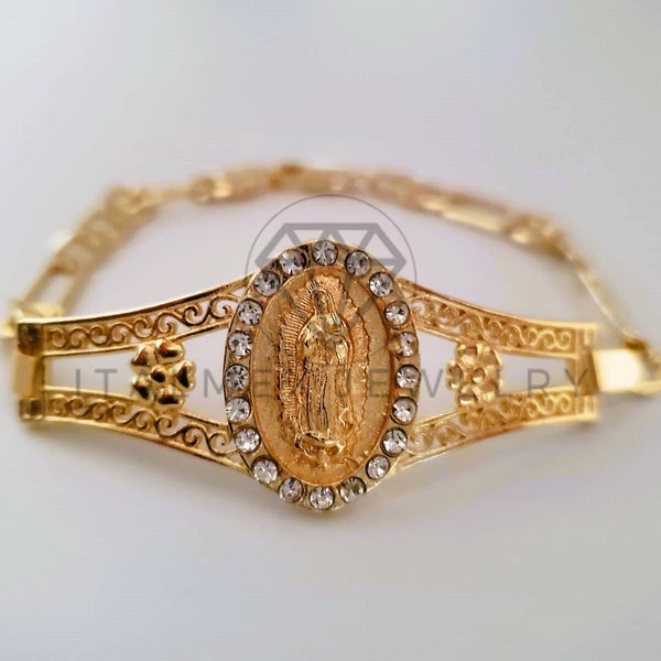 Aretes oro laminado 18k. Virgen de Guadalupe - Earrings - Miami, Florida