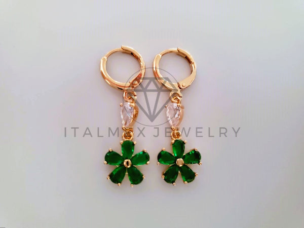 Arete Largo de Oro Laminado 18K – ItalMex Jewelry