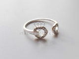 Anillo de Dama - 101511 - Anillo Ajustable Hebilla Plata .925