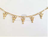 Pulsera Elegante - 102877 - Diseño Arcángel Chamuel Oro Laminado 18K