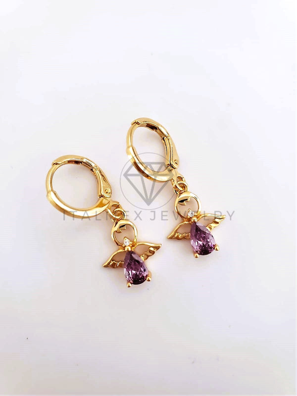 Arete Largo de Oro Laminado 18K – ItalMex Jewelry