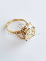 Anillo de Lujo - 100844 - Diseño del Zodiaco Sagitario Oro Laminado 18K