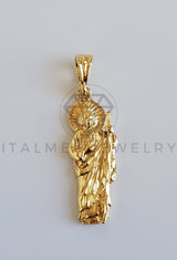 Dije Religioso - 100411 - San Judas Tadeo Tamaño Chico Oro Laminado 18K