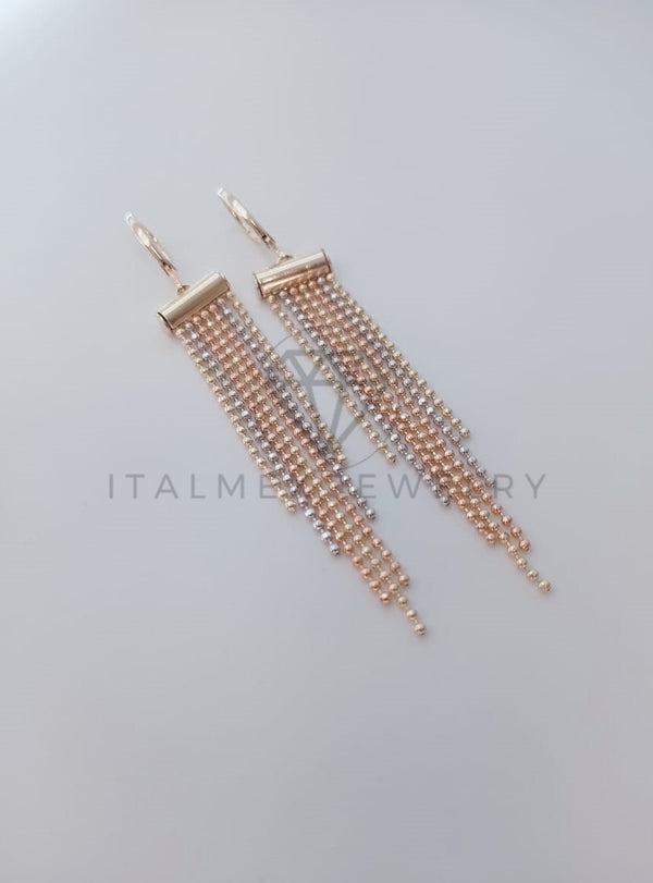 Arete Elegante - 100285 - Estilo Canasta Virgen Oro Laminado 18K – ItalMex  Jewelry